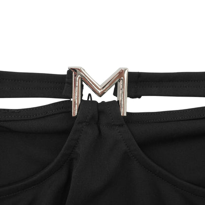 Falda Mugler Cut-Out Metal M Detail