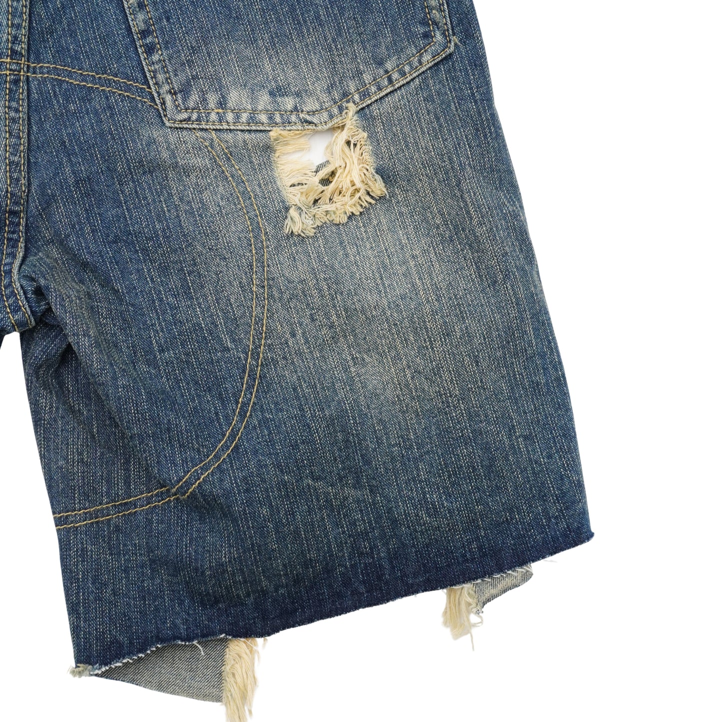 Shorts Balenciaga Garde-Robe Distressed Denim