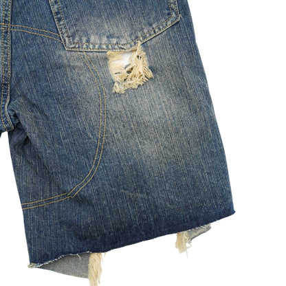 Shorts Balenciaga Garde-Robe Distressed Denim