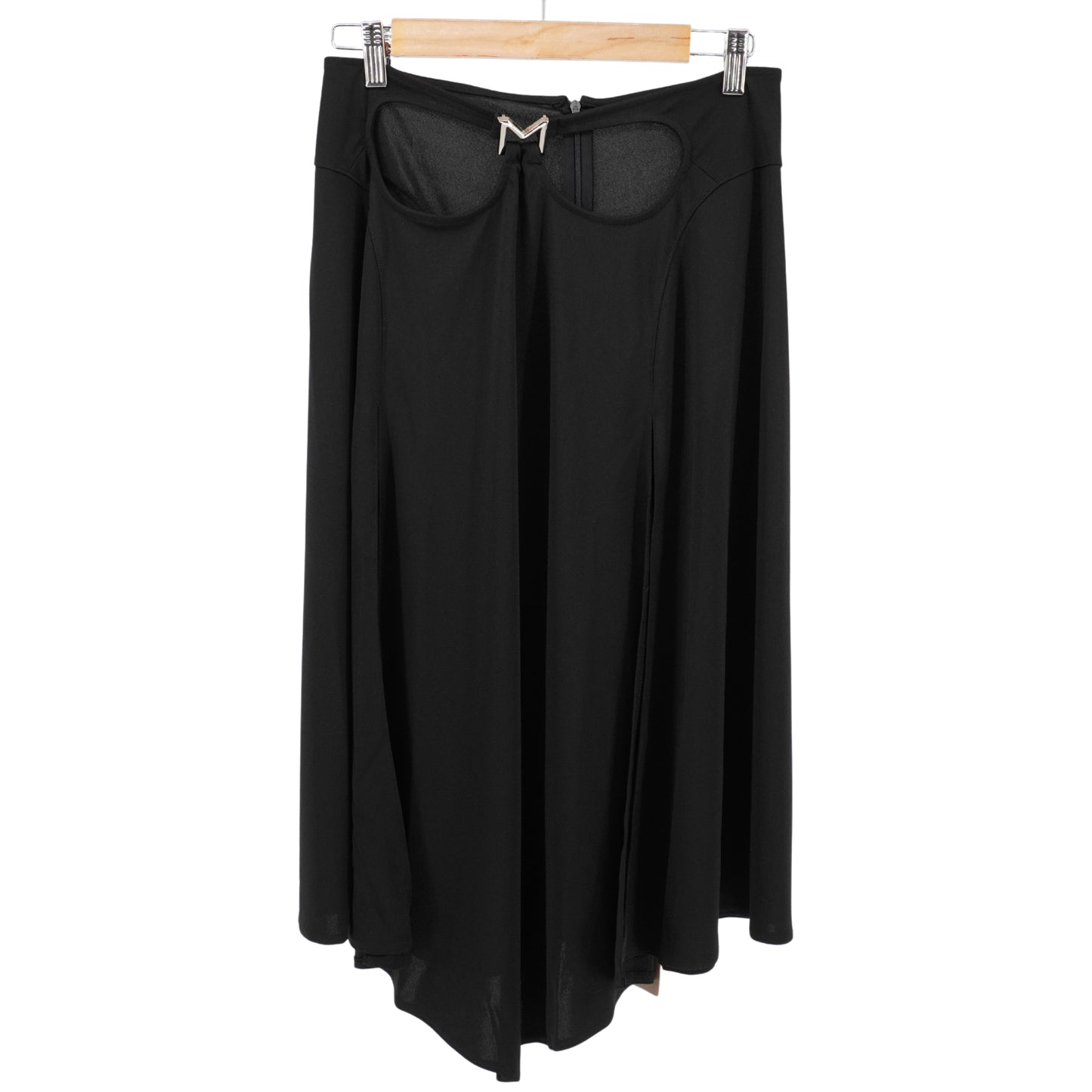 Falda Mugler Cut-Out Metal M Detail