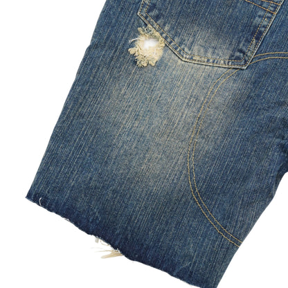 Shorts Balenciaga Garde-Robe Distressed Denim