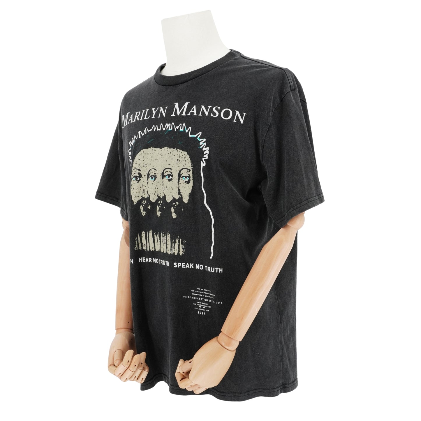 Playera Vintage Marilyn Manson Triple face