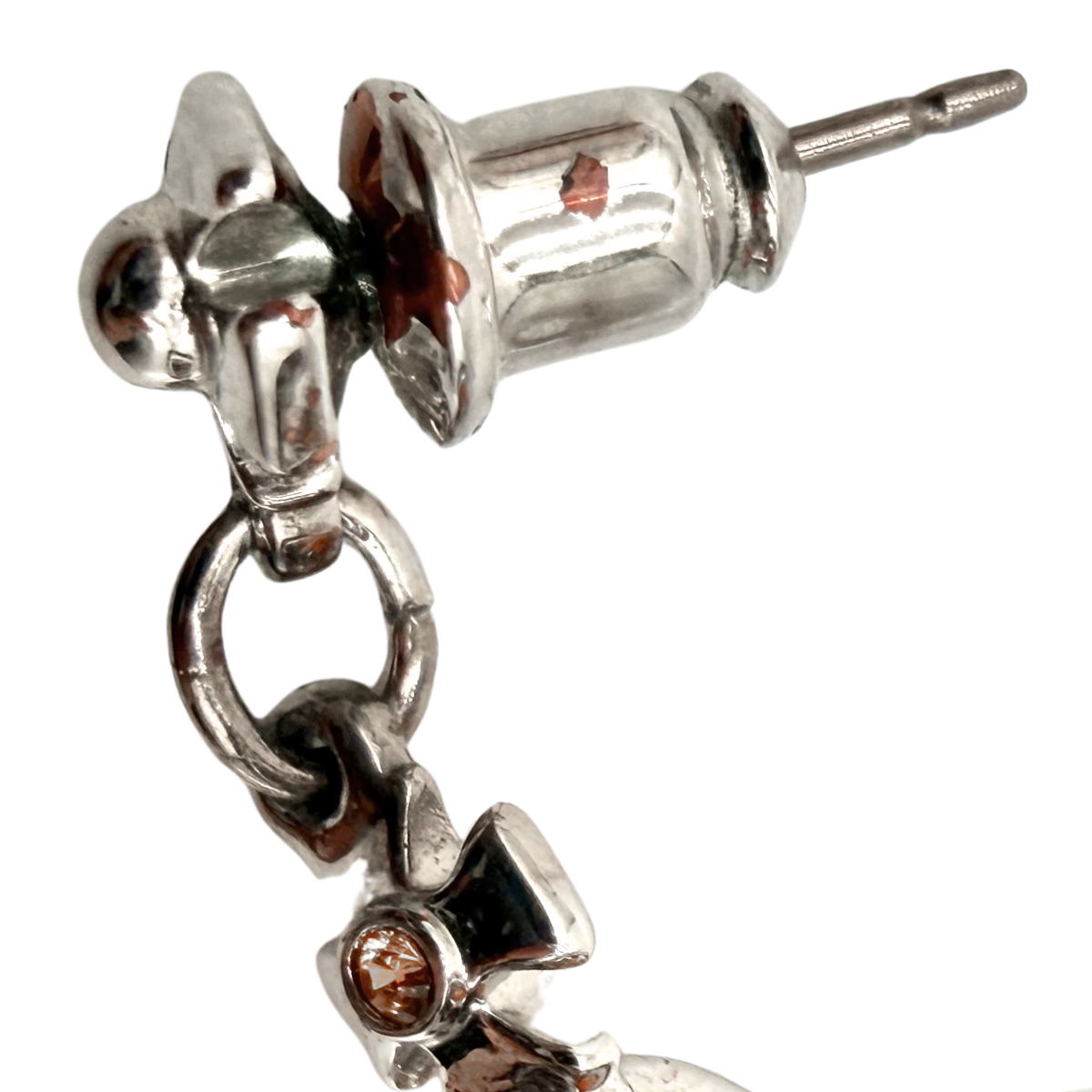 Aretes VIVIENNE WESTWOOD Saturno naranja