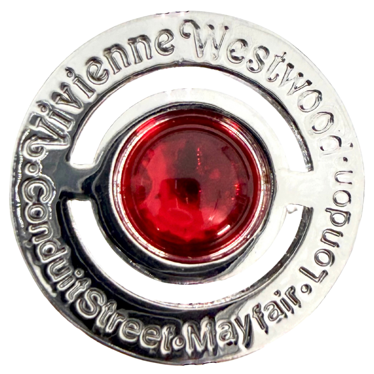 Collar Vivienne Westwood Orb Gunmetal