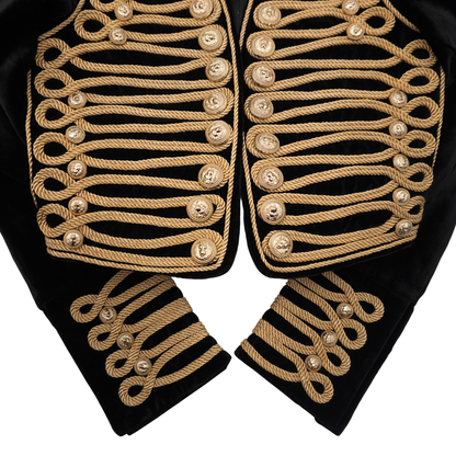 Chamarra Balmain Velvet Military