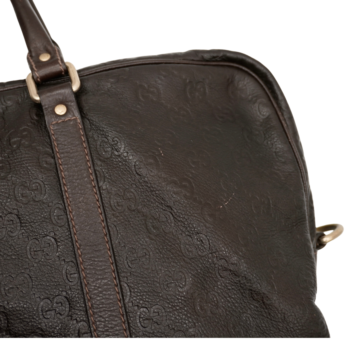 Bolsa Briefcase Gucci Leather