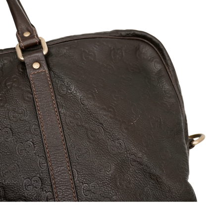 Bolsa Briefcase Gucci Leather