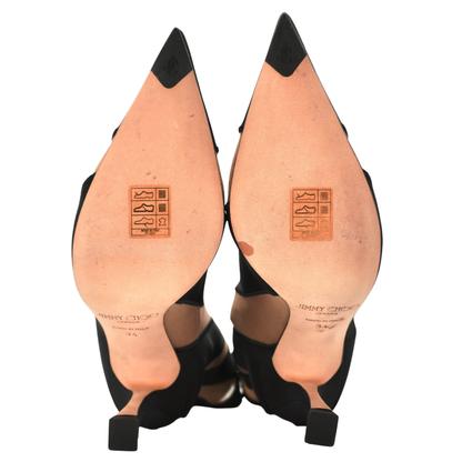 Botines Jimmy Choo x Mugler Negro