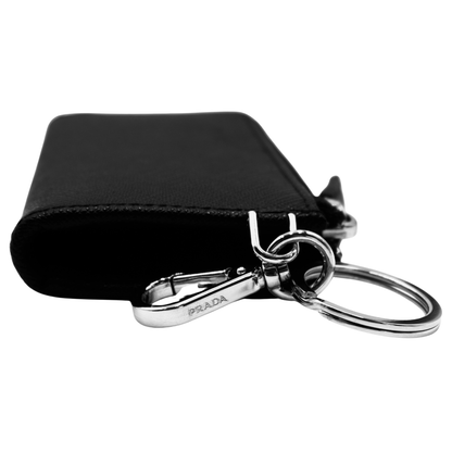 Wallets Prada Zipper Wallet Card Holder Black