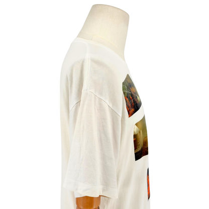 Camiseta Raf Simons Playera AW19/20 Print Blanca