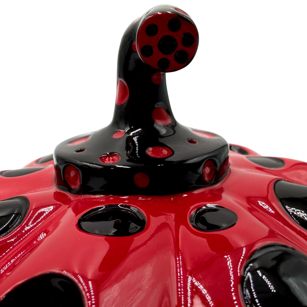 Escultura Yayoi Kusama Calabaza
