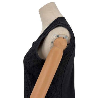 Blusa Junya Watanabe Crochet Negro