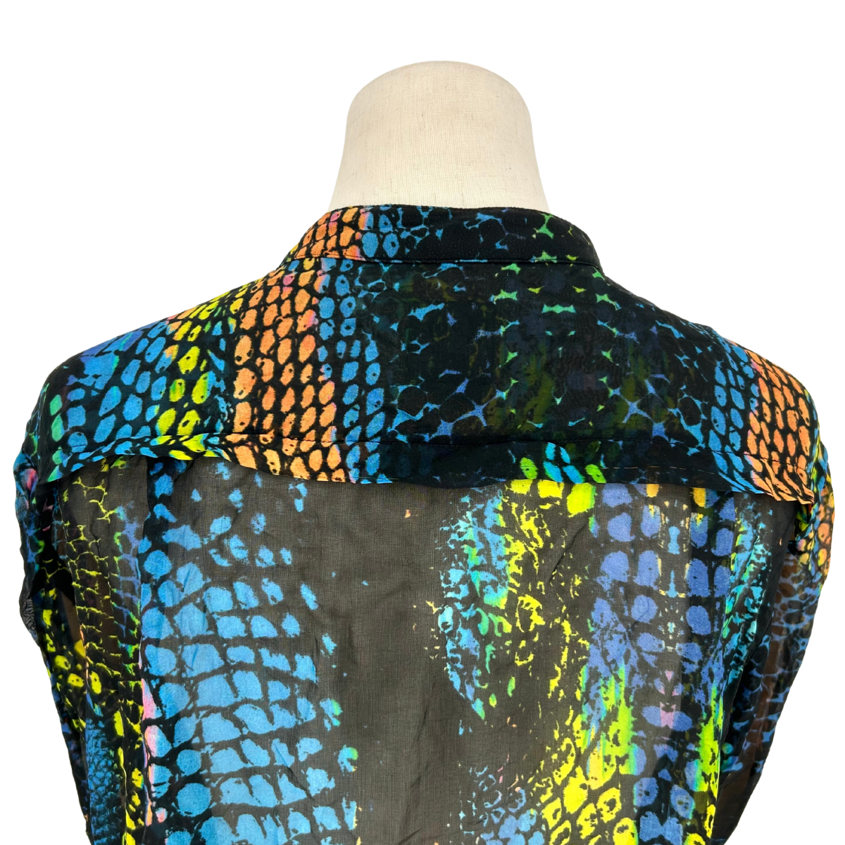 Blusa Alexander McQueen Snake Print