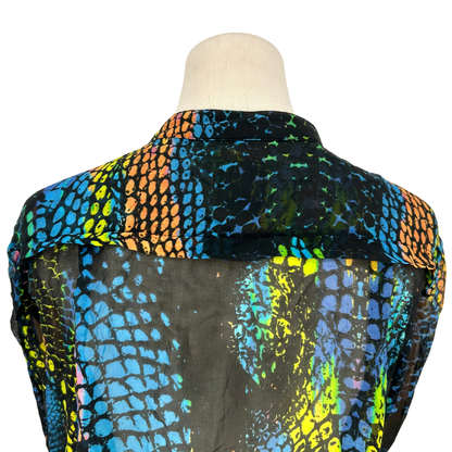 Blusa Alexander McQueen Snake Print