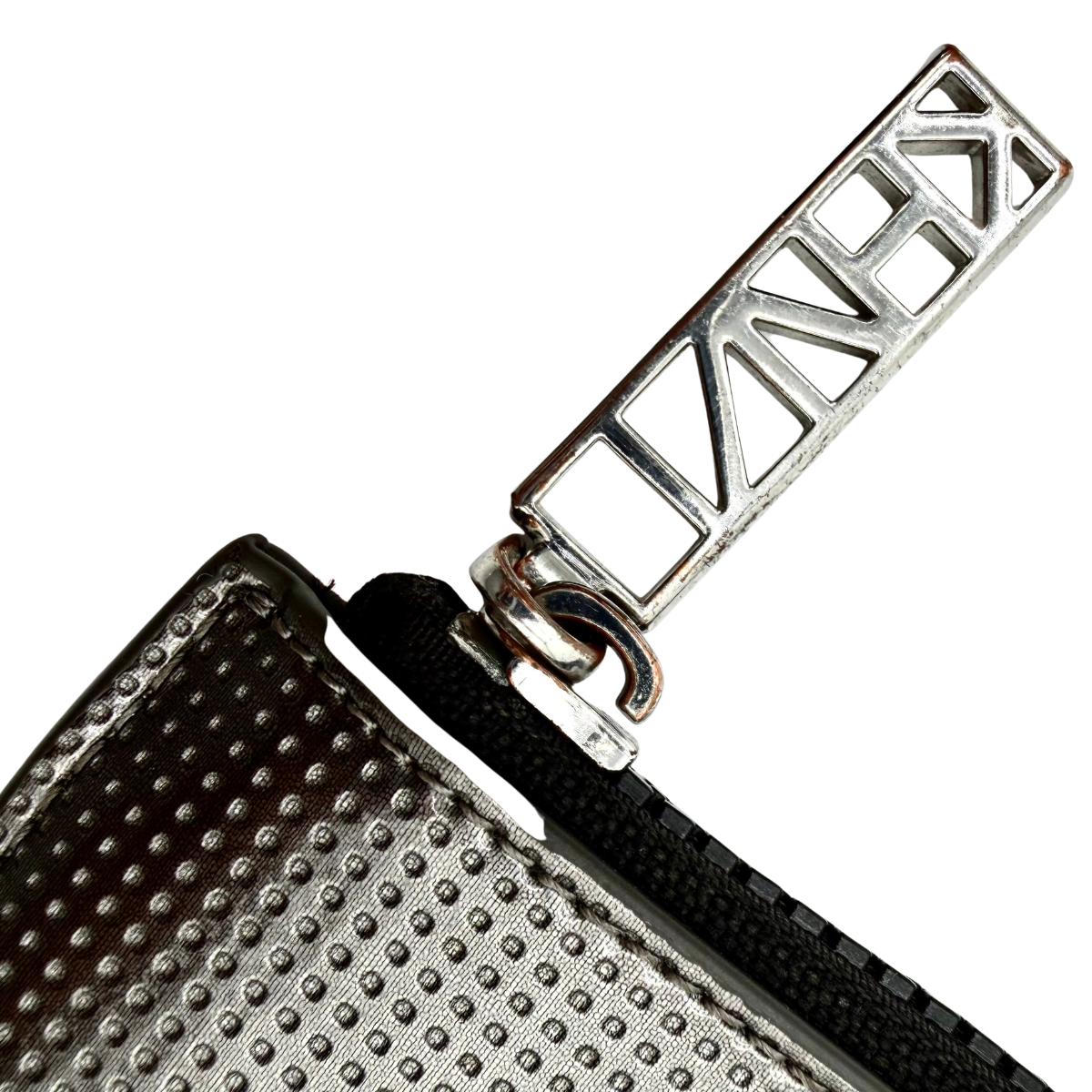 Clutch Kenzo Tiger Plateado
