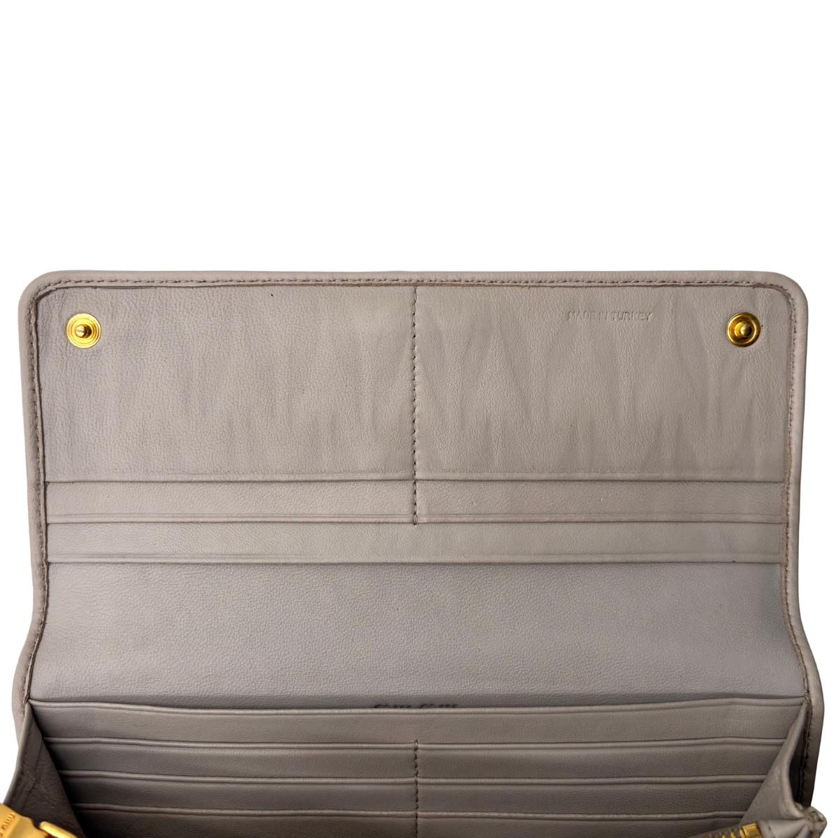 Cartera Miu Miu Matelassé Gris