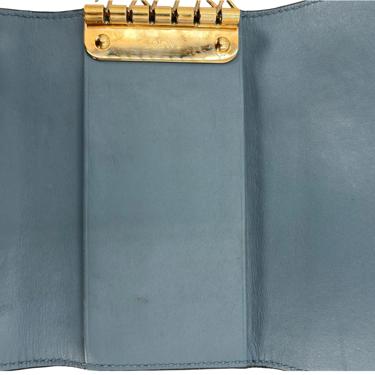 Porta llaves Loewe Anagram Azul