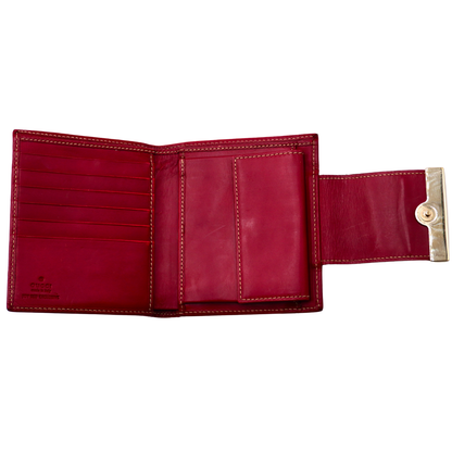 Cartera Gucci GG Supreme Web Roja