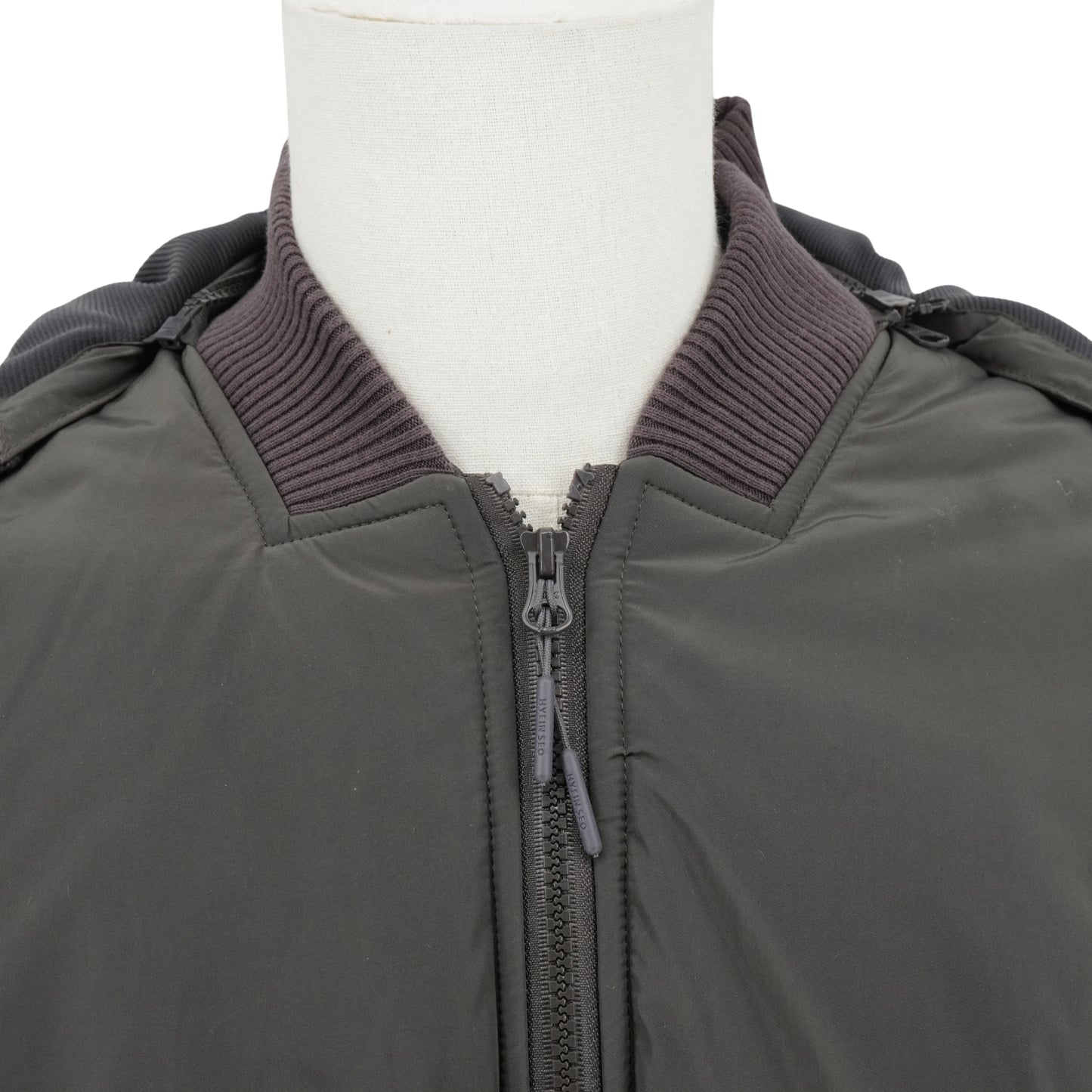 Chamarra Bomber Hyein Seo Hybrid Nylon Ribbed