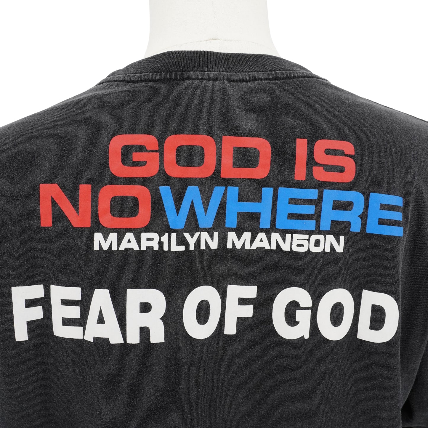 Playera Vintage Marilyn Manson Triple face