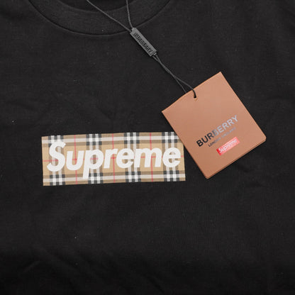 Supreme Playera x Burberry Negra