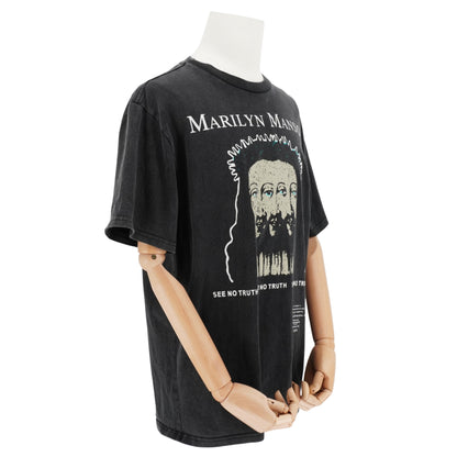 Playera Vintage Marilyn Manson Triple face