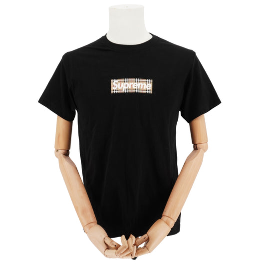 Supreme Playera x Burberry Negra
