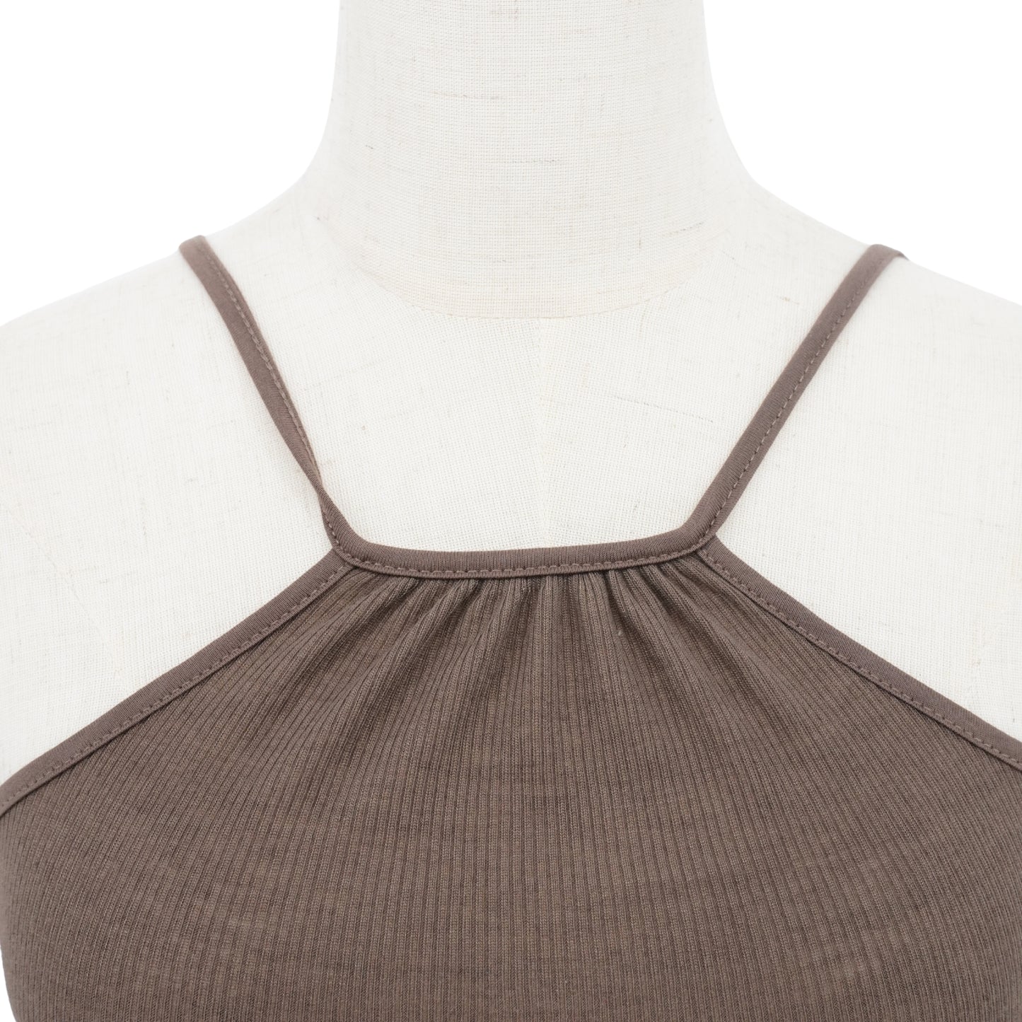 Top Silk Rib Jersey Halter Tank Rick Owens