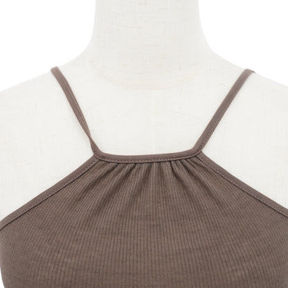 Top Silk Rib Jersey Halter Tank Rick Owens