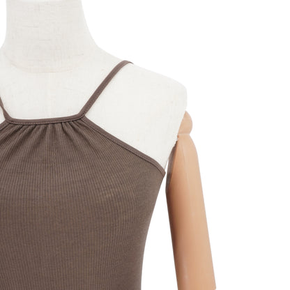 Top Silk Rib Jersey Halter Tank Rick Owens