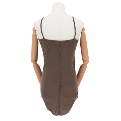 Top Silk Rib Jersey Halter Tank Rick Owens