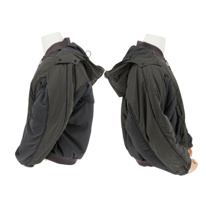 Chamarra Bomber Hyein Seo Hybrid Nylon Ribbed