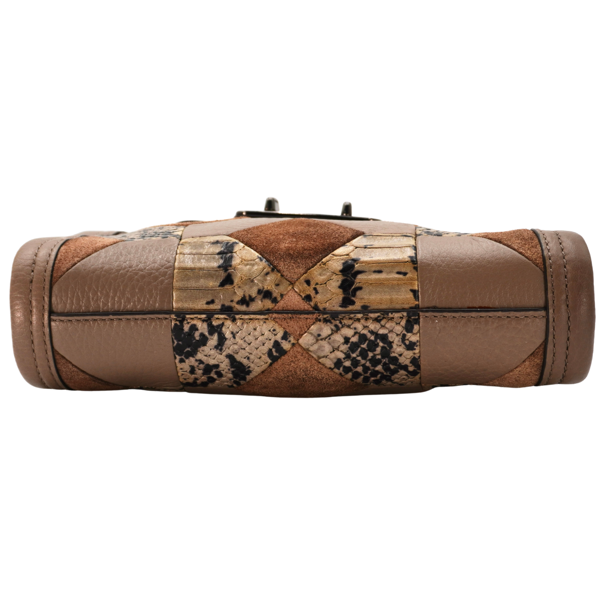 Bolsa Coach Swagger Patchwork Leather Satchel