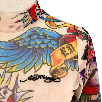 Playera Ed Hardy Tattoo Mesh