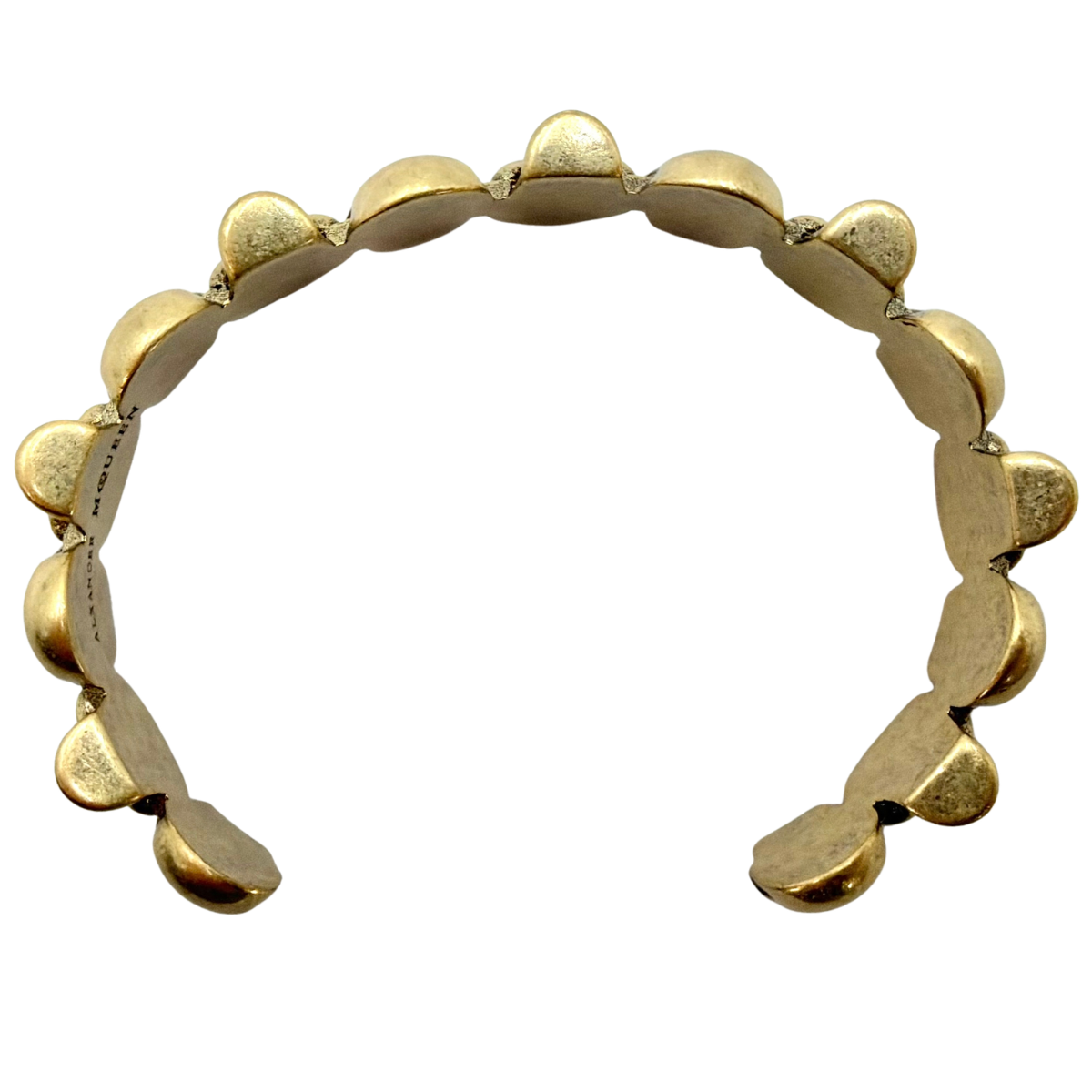 Pulsera Alexander McQueen Skull Dorado
