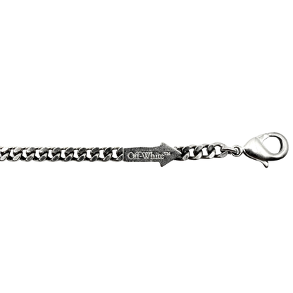 Pulsera Off-White Logo Plateado