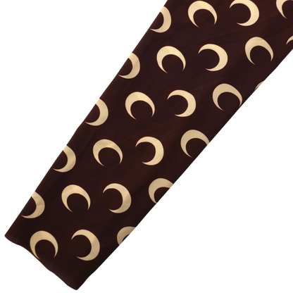 Top Marine Serre Moon Print Brown