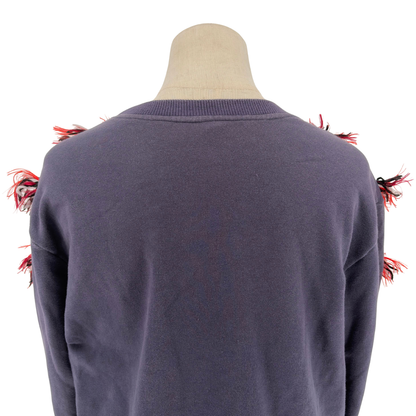 Sudadera Stella McCartney Snake Bordado Azul Marino