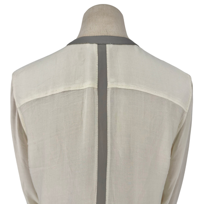 Camisa Helmut Lang Sheepskin Trimmed Shirt