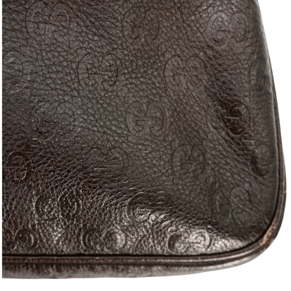 Bolsa Briefcase Gucci Leather