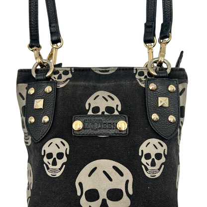 Bolsa Alexander McQueen Skull Negro tela