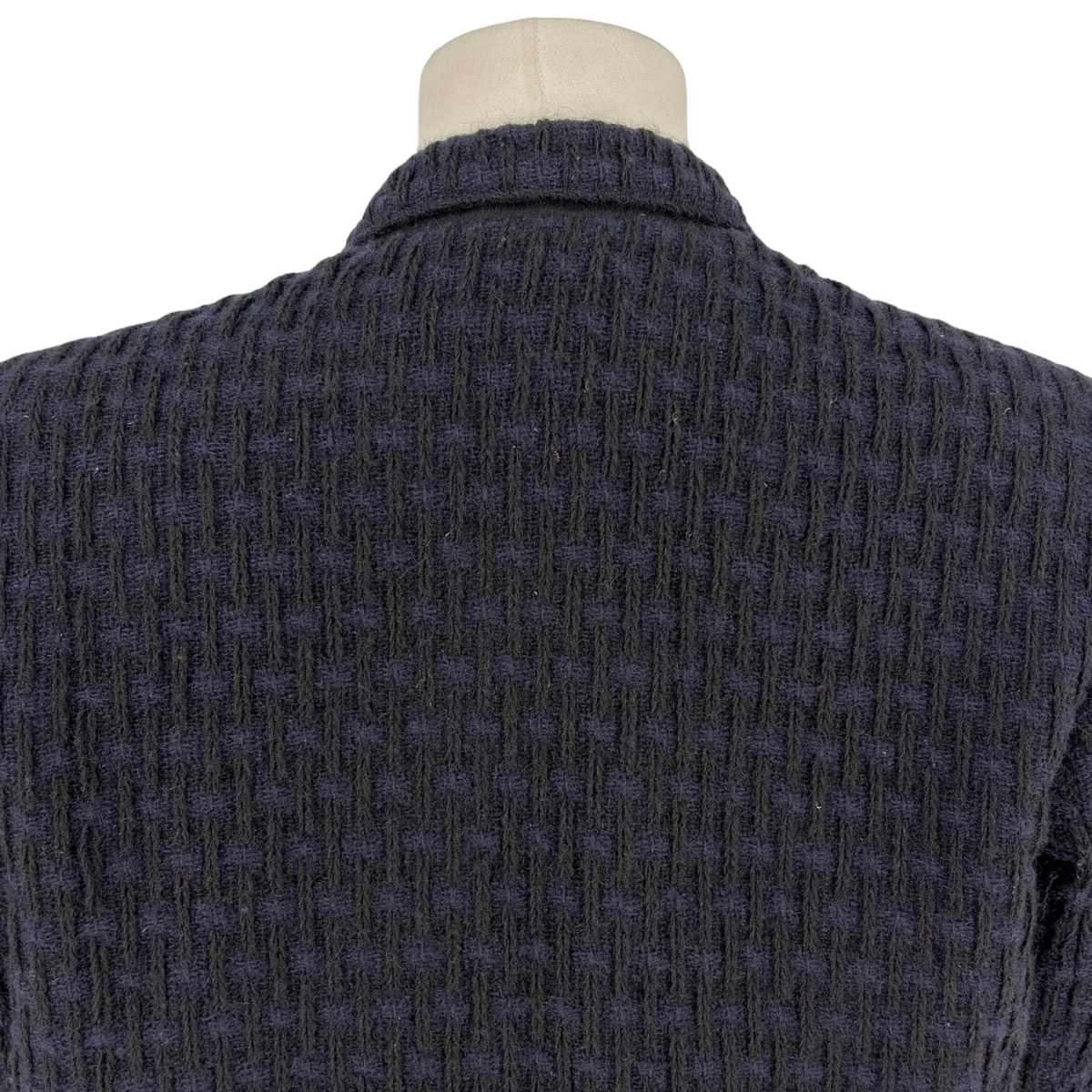 Saco Y's for Men Peak Lapel Knit Navy