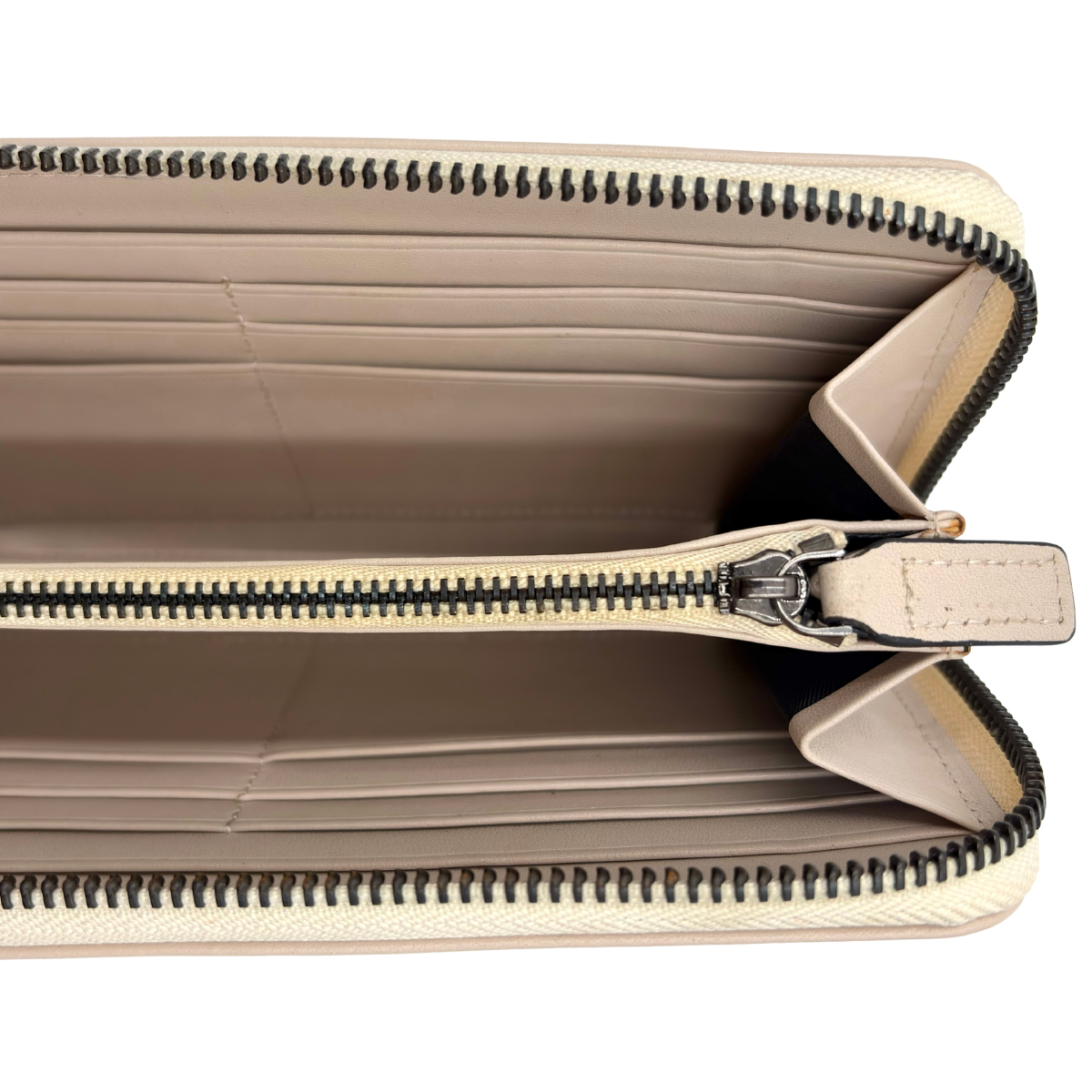 Cartera Alexander McQueen Skull Beige