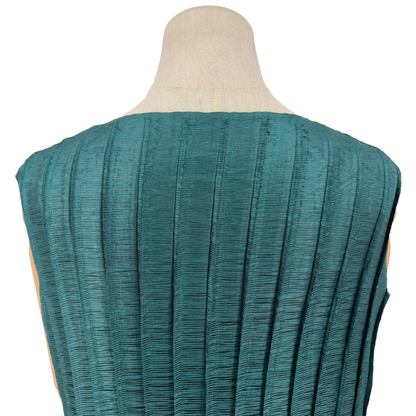 Vestido Issey Miyake Pleats Please Teal