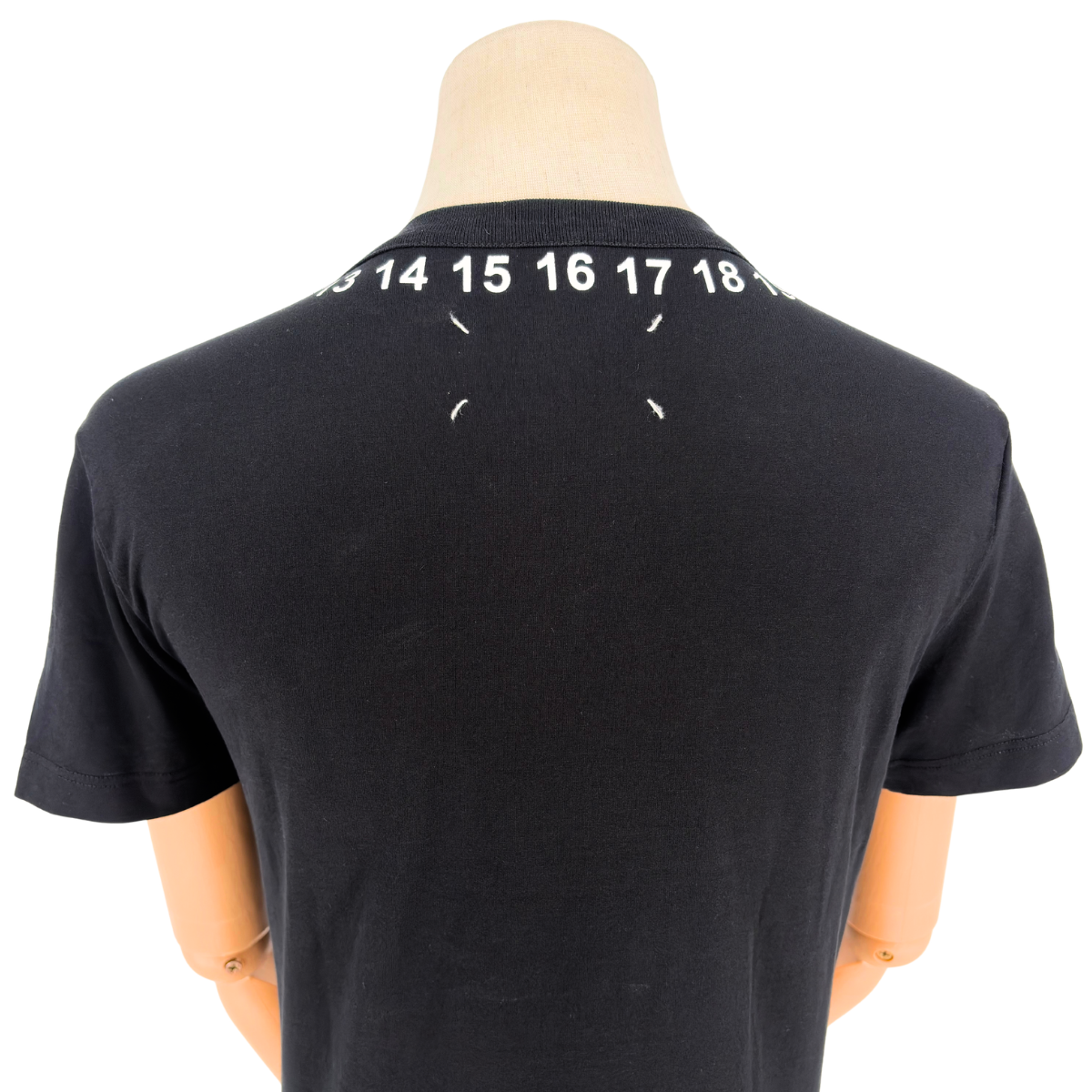 Playera MM6 Maison Margiela Numbers Negro