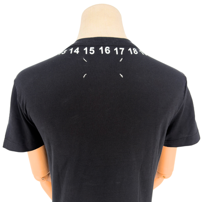 Playera MM6 Maison Margiela Numbers Negro