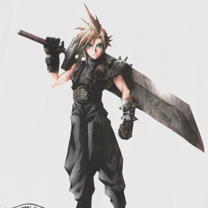 Playera Anime White Final Fantasy PS2