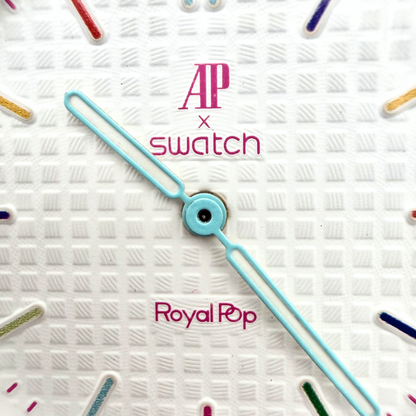 Swatch x Audemars Piguet Bioceramic Royal Oak Pop Huit Blanc 40mm