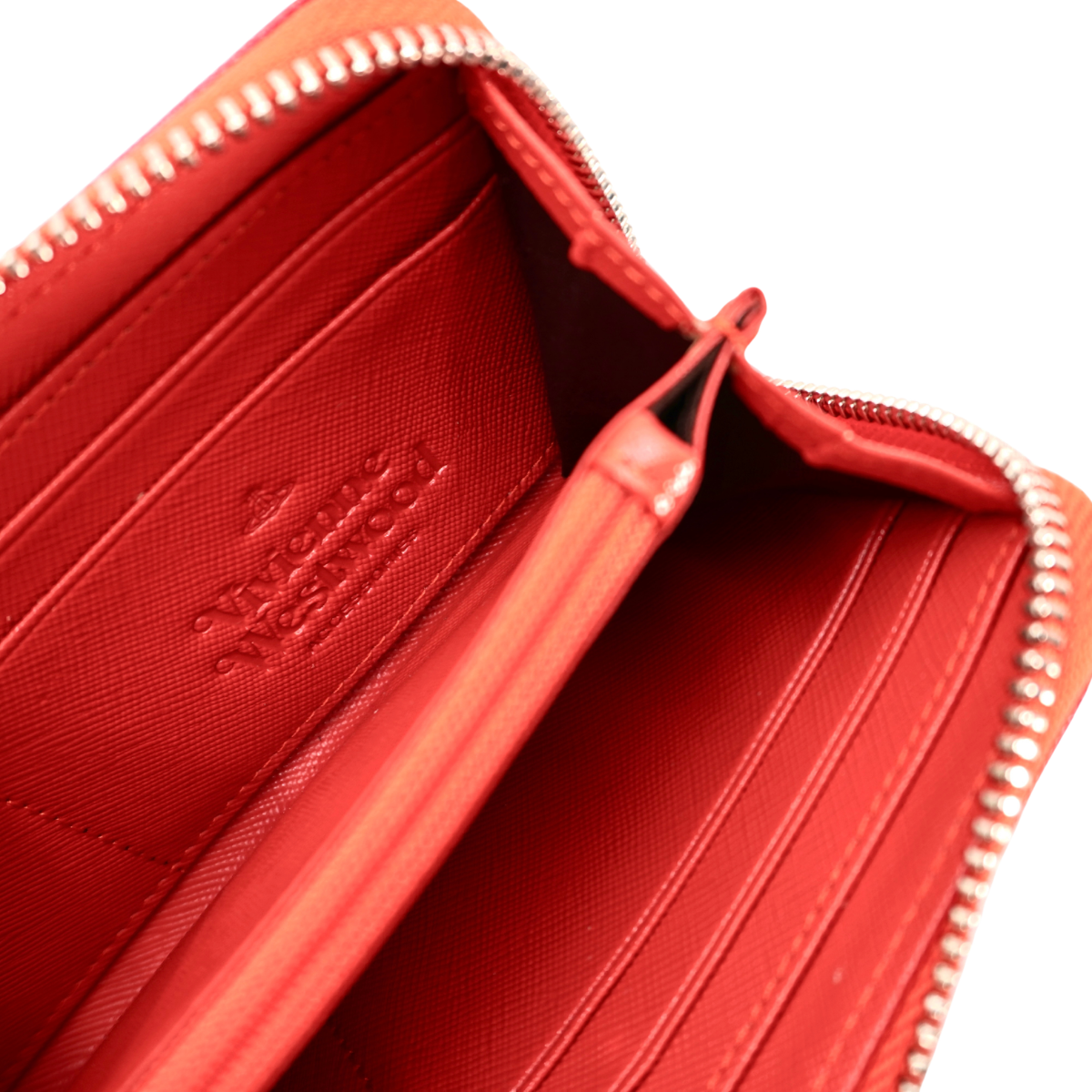 Cartera Vivienne Westwood Larga Naranja