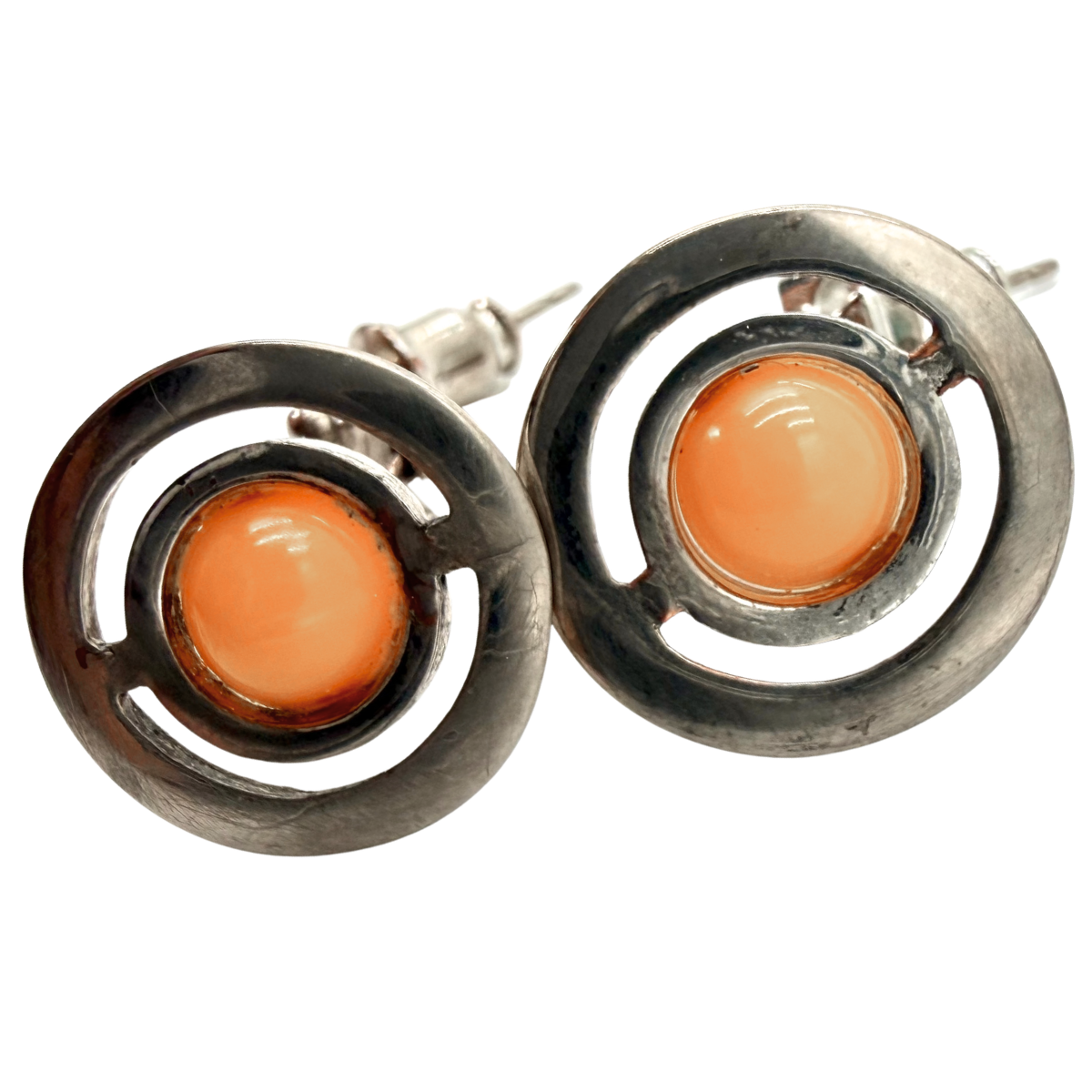 Aretes VIVIENNE WESTWOOD Saturno naranja